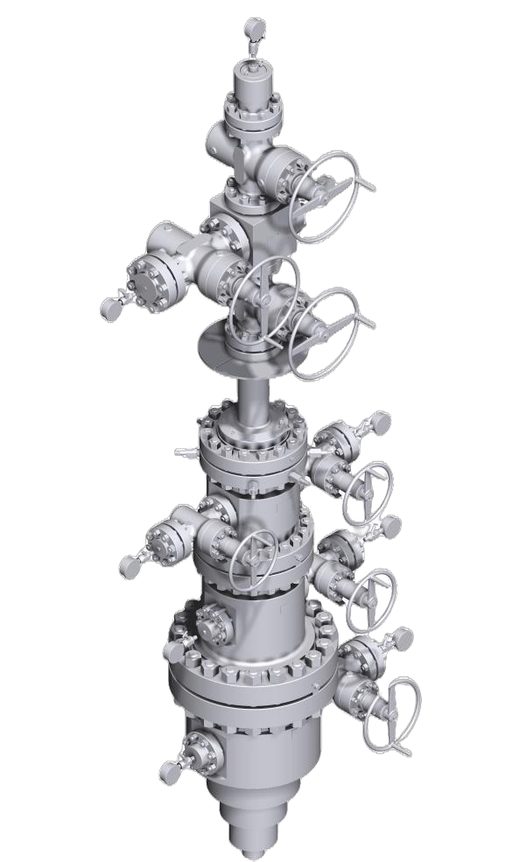 Andala Valvo wellhead and X-mas tree assembly