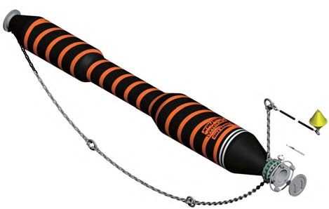 Marine hose Yokohama dengan fitting ujung dan rantai